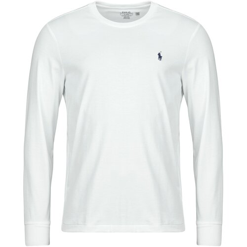 Polo Ralph Lauren Majice z dolgimi rokavi TSHIRT MANCHES LONGUES EN COTON Bela Cene