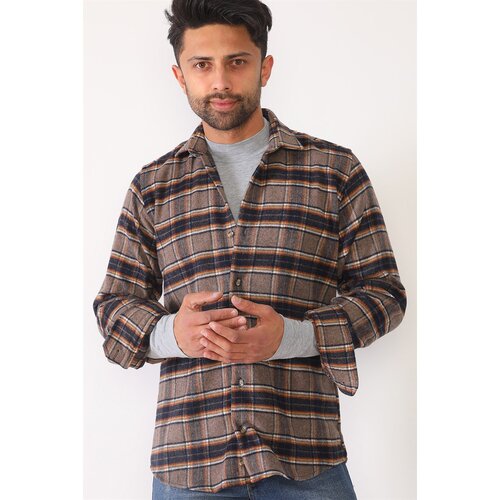 Dewberry G695 MEN'S SHIRT-BROWN Cijene