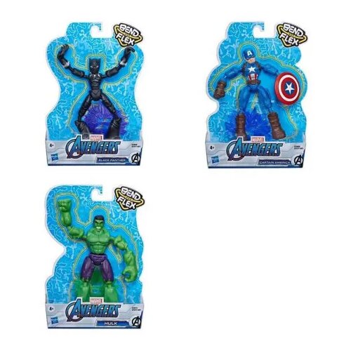 Dexyco Avengers Bendy figura asst Cene
