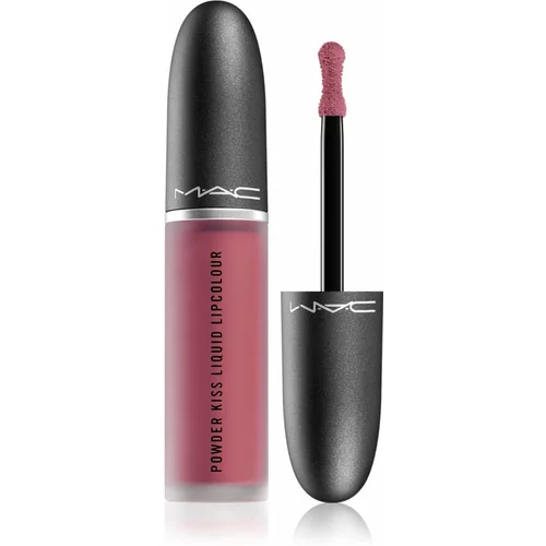 MAC Cosmetics Powder Kiss Liquid Lipcolour mat tekoča šminka odtenek More the Mehr-ier 5 ml