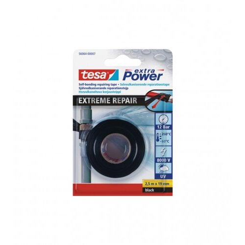 Tesa Traka silikonska 2.5m x 19mm Slike