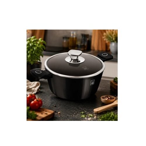 Kaufmax &Scaron;ERPA SA POKLOPCEM 24CM Black Vantage Collection Cene