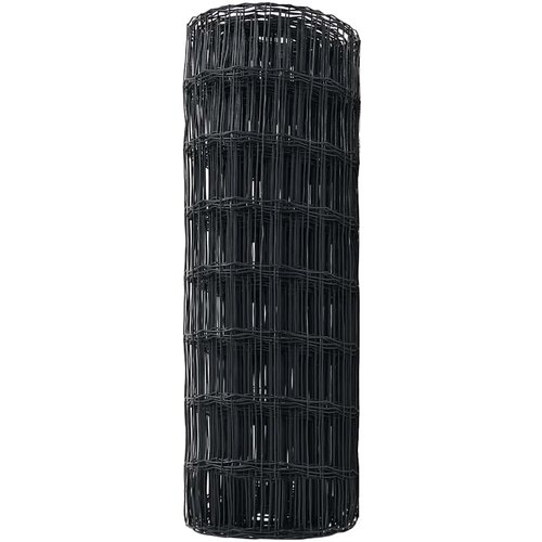 Euro ograda Siva 0.4 x 10 m Željezo prekriveno PVC-om Slike