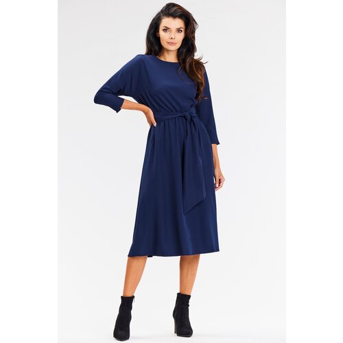 Awama Woman&amp;#039;s Dress A662 Navy Blue Slike