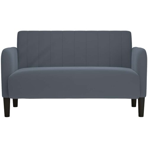  Dvosjed tamno sivi 109 cm bar&amp;scaron;un Slike
