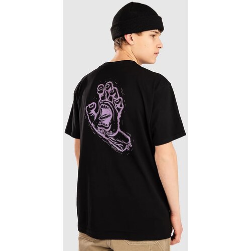 Santa Cruz Stamped Screaming Hand T-shirt black Cene