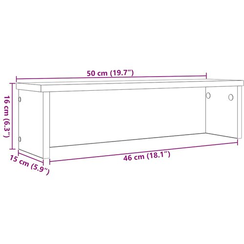  Kuhinjski stalak za slaganje 50x15x16 cm konstruirano drvo Slike