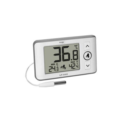 Tfa Dostmann Digitales Profi-Thermometer mit Kabelfühler LT 202 termometar bijela Cijene