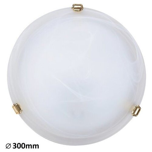 Rabalux alabastro plafonjera D30 E27 60W bela/zlato Cene