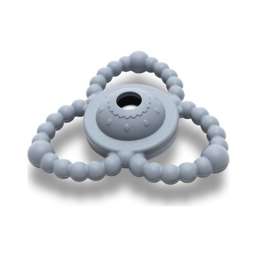 Lorelli silikonska glodalica/zvecka za bebe - natural grey ( 10210840003 ) Slike