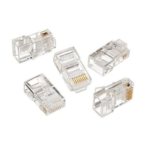 Gembird UTP konektor 50 komada GEMBIRD RJ45, cat.5 8P8C, 30u gold plated, LC-8P8C-001/50 Cijene