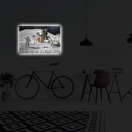 Wallity Zidna slika sa LED osvjetljenjem ABD-003, 45x70 cm Cijene