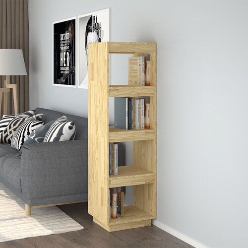 vidaXL knjižna omara za razdelitev prostora 40x35x135 cm borovina Cene