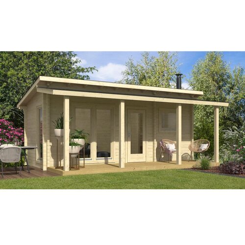 Male kuće Sauna kućica SAUNA LEVI 620 &times; 280 cm &ndash; bez zavr&scaron;nog krovnog pokrova Cijene