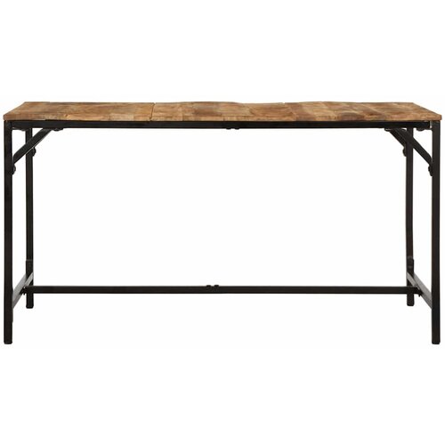  Blagovaonski stol 140 x 70 x 75 cm masivnog grubog drva manga Slike