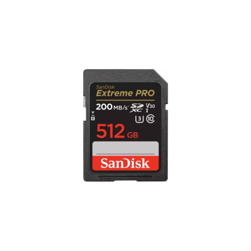San Disk SDXC 512GB Extreme Pro 200MB/s V30 UHS-I Class10 U3 V30 SDSDXXD-512G-GN4IN Cijene
