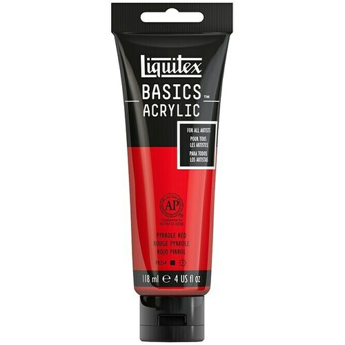 LIQUITEX Basics Akrilna boja (Pirol crvena, 118 ml, Tuba) Slike
