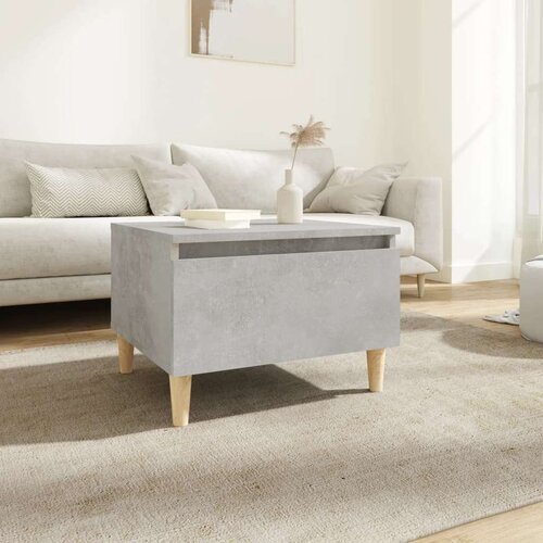  Stranska mizica betonsko siva 50x46x35 cm inženirski les, (20712371) Slike