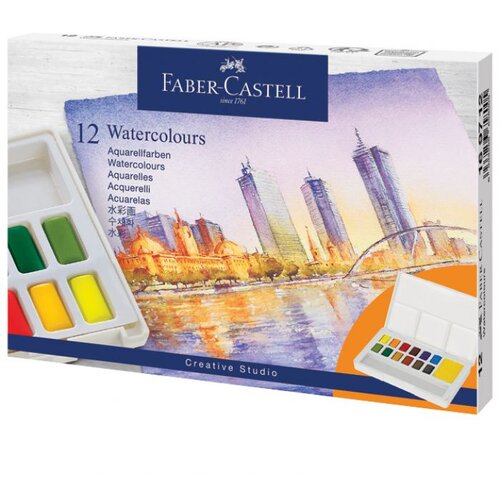Boja VODENA 12BOJE CREATIVE STUDIO FABER CASTELL 169712 Cijene