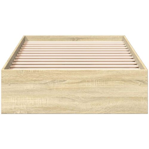 vidaXL Posteljni okvir s predali sonoma hrast 90x190 cm inženirski les Cene