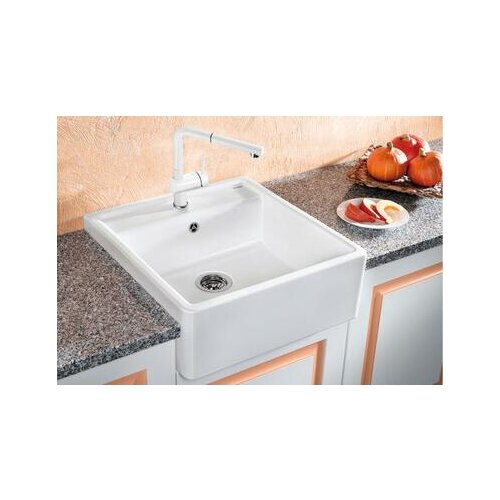 Blanco sudoper PANOR 60 KERAMIKA KRISTALNO BIJELA - 1 RUPA Slike