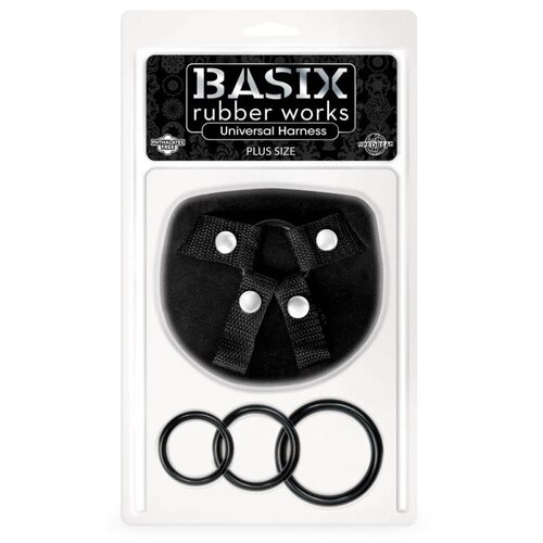 Basix Pas Za Strap-on Rubber Works Plus Size Slike