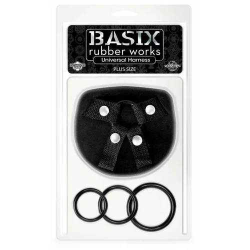 Basix Pas Za Strap-on Rubber Works Plus Size