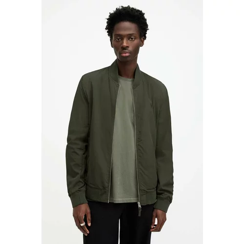 AllSaints Bomber jakna za muškarce, boja: zelena, za prijelazno razdoblje