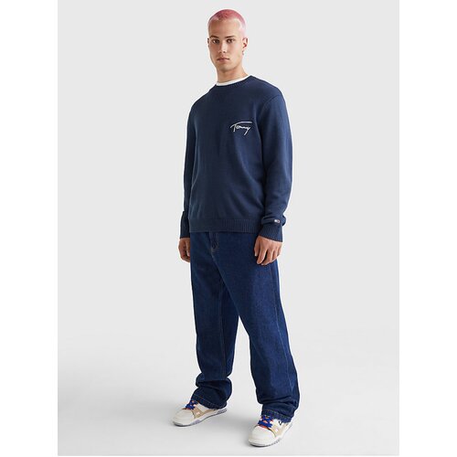 Tommy Hilfiger Dark blue men&amp;#039;s sweater Tommy Jeans - Men Slike