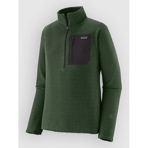 Patagonia R1 Air Zip Neck Pulover iz flisa treeline green Cene