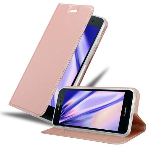 Cadorabo Ohi&scaron;je, združljivo z Huawei ASCEND P7 v klasična rožnata zlata - Za&scaron;čitni ovitek z magnetnim zapiranjem, stoječo funkcijo in režo za kartice, (20551832) Cene