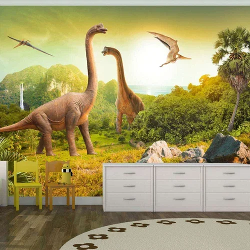  Samoljepljiva foto tapeta - Dinosaurs 196x140