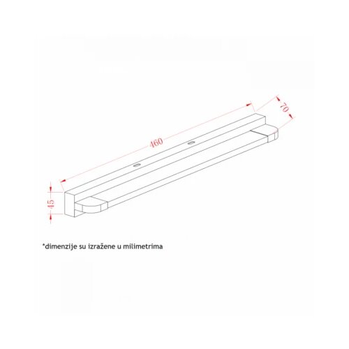 Vesta 294 ZIDNA LAMPA LED 9W 4000K BELA Cene