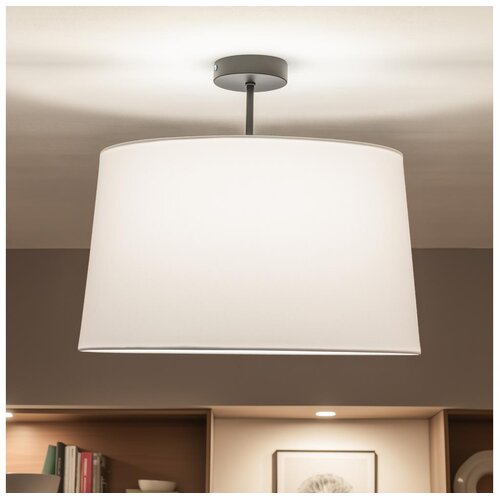 Brilagi LED plafonski luster CERIA 1xE27/60W/230V prečnik 45 cm crna/bela Slike