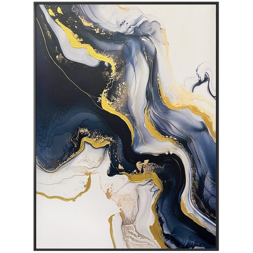 Styler Slika z ročno naslikanimi elementi 70x100 cm Sky – Cene