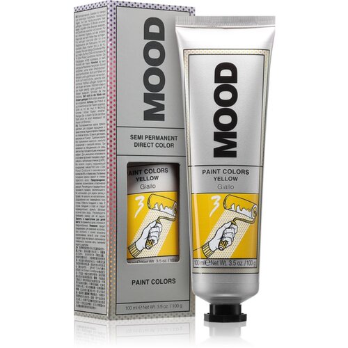 Mood Paint Colors permanentna barva za lase odtenek Yellow 100 ml Slike