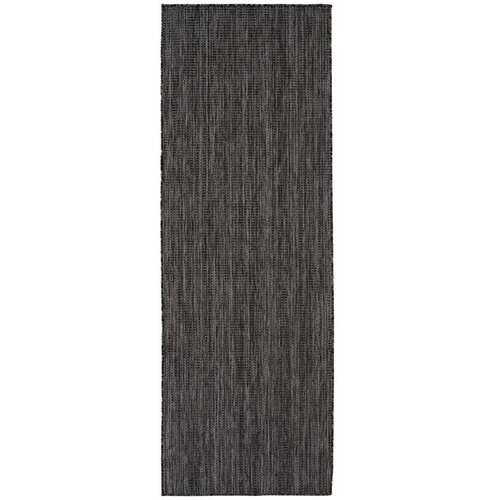 Ayyildiz Carpets Črn zunanji in notranji tekač 80x250 cm Mira 1450 &ndash; Cene