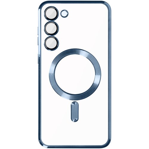 AVIZAR Ovitek MagSafe za Samsung S23, za&scaron;cita kamere, prozorna hrbtna stran, moder obris, (20651168) Cene
