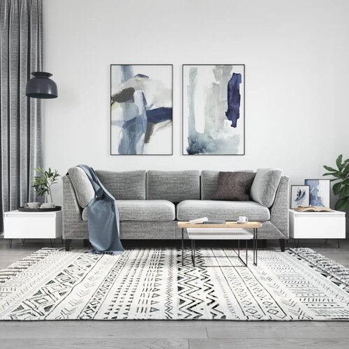  Stolići za kavu 2 kom bijeli 50 x 46 x 35 cm konstruirano drvo Cijene