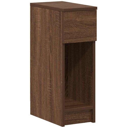 Maison Chic Nočna omarica - Nočna miza z predalom rjavi hrast 20x36x60 cm, (21690067) Slike