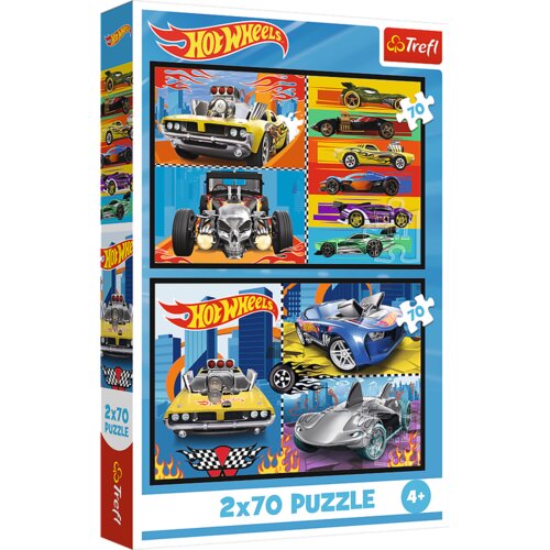 Puzzle 2x70 - Automobili - Hot Wheels Trefl 34442 Cijene