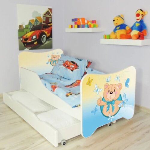 Golden Krevet Happy Kitty za decu sa fiokom Teddy, 160x80 Cene