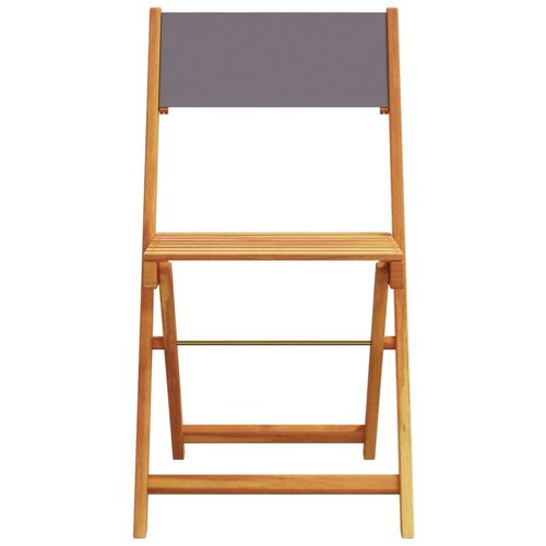 VidaXL 3-dijelni bistro set od tkanine i masivnog drva antracit Slike