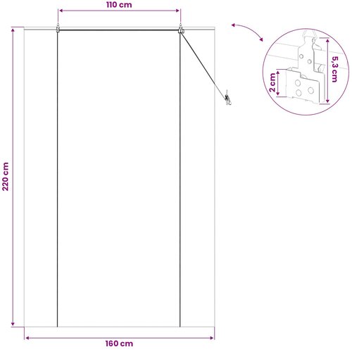 Rolo zavjesa Prirodna 160 x 220 cm Bambus Slike