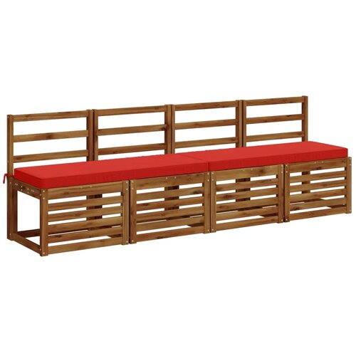  Jastučić za klupu - 1 dio VUGHT 100% poliester Crvena - Crvena (poliester) 100 x 40 cm 1 Cijene