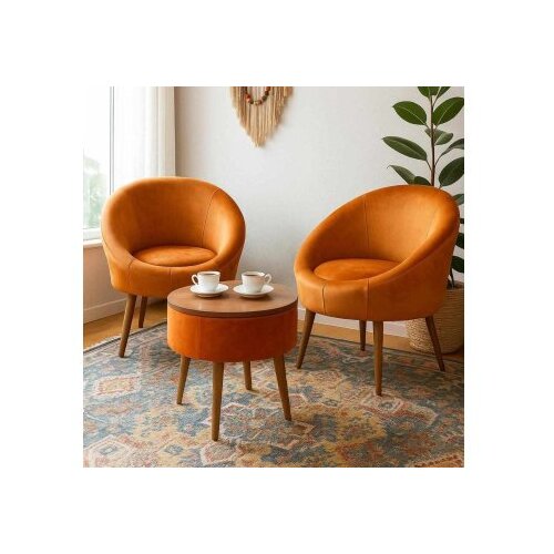 Atelier Del Sofa fotelje i klub stočić lida babyface orange Cene