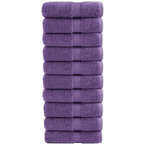 vidaXL Premium brisače za pranje SOLUND 10 kosov vijolične 30x30 cm 600 g/m&sup2;, (5000307722) Cene
