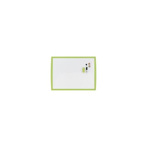 Tabla magnetna 58,5x43cm zeleni okvir joy nobo 2104175 bela Slike