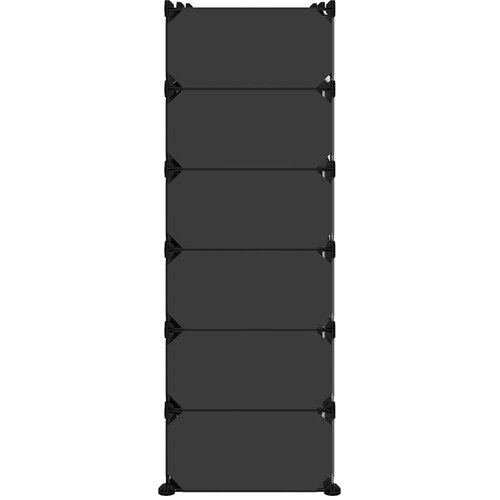  Stalak za cipele crni 94,5 x 36,5 x 106 cm PP Slike