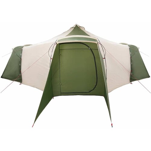 Tipi &amp;scaron;ator s krovom s pohranom Zelena 492 x 492 x 275 cm taft Slike